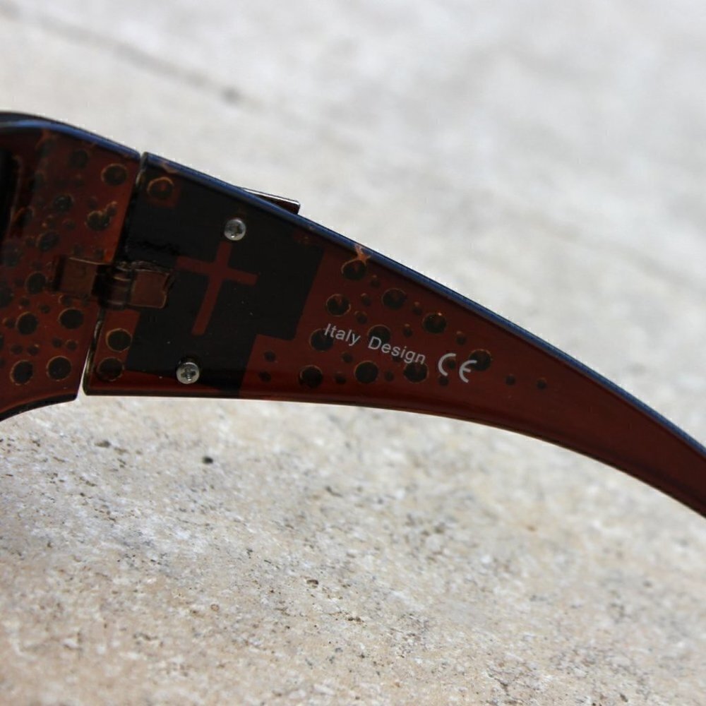 Red Super-Cute Cross bling Sunglasses Look GREAT on! Style is Amazing! - Picture 6 of 8